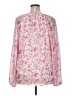 Unbranded 100% Polyester Pink Long Sleeve Blouse Size XL - photo 2