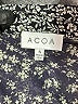 ACOA collection 100% Polyester Animal Print Gray Silver Long Sleeve Blouse Size S - photo 7