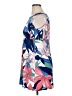 BLOOMS In The City Blue Sleeveless Top Size M - photo 5