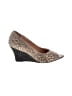 Assorted Brands Animal Print Brown Tan Wedges Size EU 39 - photo 1