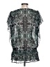 Assorted Brands Green Short Sleeve Blouse Size L (estimated) - photo 2