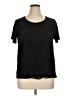 Joe Fresh Black Short Sleeve Top Size 1X - photo 1