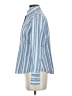 Ann Taylor LOFT Stripes Blue Long Sleeve Blouse Size 4 - photo 5