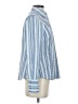 Ann Taylor LOFT Stripes Blue Long Sleeve Blouse Size 4 - photo 4