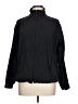 Adidas 100% Polyester Solid Black Track Jacket Size L - photo 1