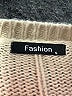 Fashion 100% Acrylic Chevron-herringbone Tan Pullover Sweater Size S - photo 7