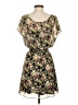 Express Floral Black Casual Dress Size XS - photo 2