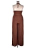 Shein Solid Brown Jumpsuit Size XL - photo 2