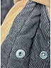 Burberry Black Brown Coat Size M - photo 7