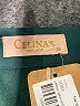 Celina 100% Polyester Solid Green Formal Skirt Size S - photo 4