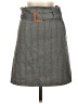 Mango Chevron-herringbone Gray Casual Skirt Size XS - photo 1