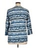 Westbound Blue 3/4 Sleeve Top Size XL - photo 2
