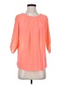 Brenda's Orange 3/4 Sleeve Blouse Size S - photo 1