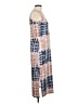 Shein Tie-dye Blue Casual Dress Size 6 - photo 4