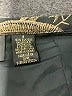 Dana Buchman 100% Silk Paisley Gold Silk Pants Size 8 - photo 7