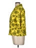 Saunders Collective 100% Polyester Yellow Short Sleeve Blouse Size 6 - photo 5