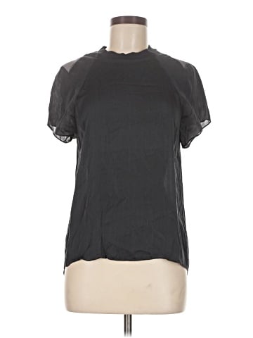 Theyskens' Theory Short Sleeve Silk Top (view 1)