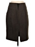 T Tahari 100% Polyester Chevron-herringbone Brown Formal Skirt Size 4 - photo 2