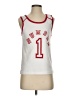 Avon 100% Cotton White Sleeveless Top Size S - photo 1