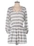 Holding Horses 100% Rayon Stripes Gray Romper Size S - photo 1