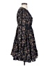 Shein 100% Polyester Paisley Blue Casual Dress Size 4 - photo 4