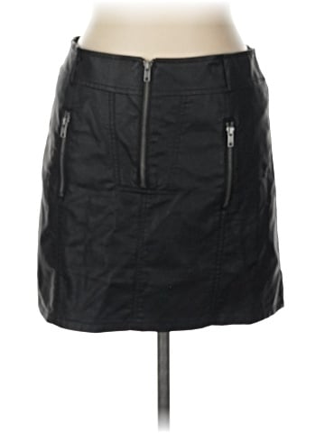 Allen B. by Allen Schwartz Faux Leather Skirt (view 1)
