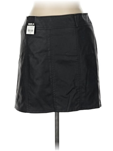 Allen B. by Allen Schwartz Faux Leather Skirt (view 2)