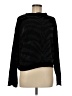 Valerie Stevens Animal Print Black Turtleneck Sweater Size M - photo 1