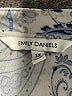 Emily Daniels Paisley Blue 3/4 Sleeve Blouse Size 1X - photo 7