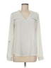 Maurices 100% Polyester Ivory Long Sleeve Blouse Size M - photo 1