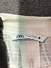 Zara Houndstooth Ivory Long Sleeve Button-Down Shirt Size XL - photo 7
