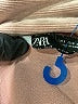 Zara Tan 3/4 Sleeve Button-Down Shirt Size S - photo 7