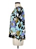 Renee C. 100% Polyester Blue 3/4 Sleeve Blouse Size M - photo 5