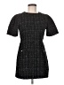 Unbranded 100% Polyester Tweed Black Casual Dress Size M - photo 1