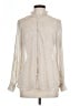 Express Outlet Polka Dots Ivory Long Sleeve Blouse Size L - photo 1