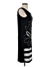 Mt Collection Graphic Black Casual Dress Size S - photo 4