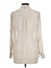 Express Outlet Polka Dots Ivory Long Sleeve Blouse Size L - photo 2