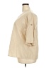 Shein Curve Tan 3/4 Sleeve Button-Down Shirt Size 18 Plus (3) - photo 4