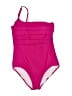 Gottex Solid Pink One Piece Swimsuit Size 14 - photo 1