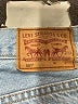 Levi's 100% Cotton Blue Denim Shorts Size 26 waist - photo 3