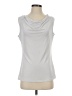Rafaella Silver Sleeveless Blouse Size S - photo 1