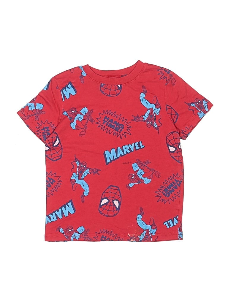 Pre-owned Marvel Kids' Short Sleeve T-shirt In Red