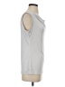 Rafaella Silver Sleeveless Blouse Size S - photo 4