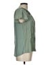 Daniel Rainn 100% Rayon Green Short Sleeve Blouse Size L (petite) - photo 4