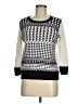 Merona Houndstooth Black Pullover Sweater Size M - photo 1