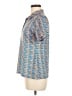 Antigua Blue Short Sleeve Blouse Size M - photo 5