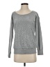 Boston Proper Metallic Silver Pullover Sweater Size XS - photo 1