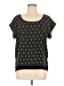 Olive and Oak 100% Polyester Black Short Sleeve Top Size M - photo 1