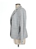 Zara Basic Plaid Gray Blazer Size 12 - photo 5