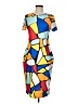 Shein Graphic Orange Cocktail Dress Size 8 - 10 - photo 1